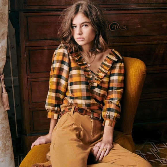 NWT Sezane Blouse Urban size XS - Picture 2 of 3